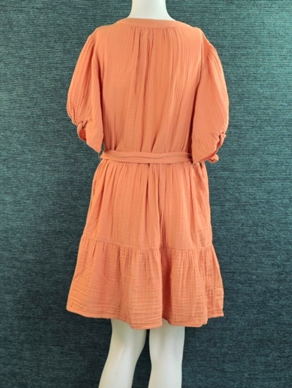 Velvet By Graham & Spencer Bella Mini-Dress In Peach, Rare Color!! - Picture 14 of 15